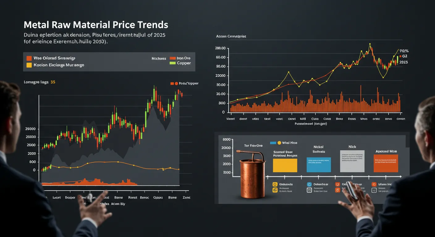 2025 کے پہلے نصف میں دھات کے خام مال کی قیمت کے رجحانات